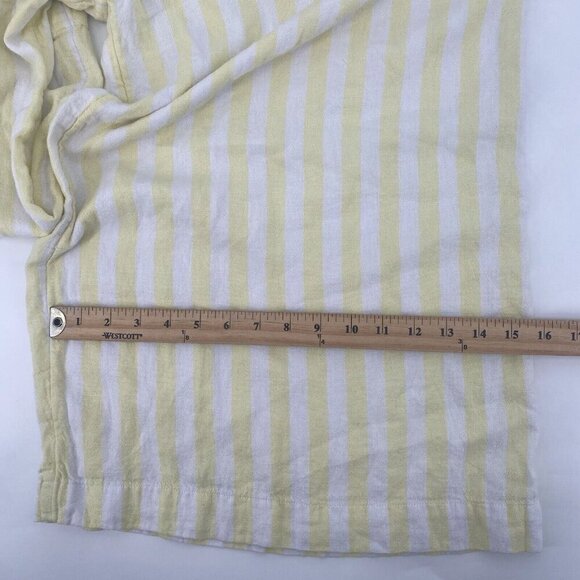 Stoney Clover Ln X Target Size Large Yellow White Stripe Linen Blend Jumpsuit - Picture 10 of 12